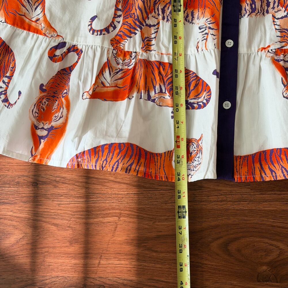Stewart Simmons Clemson Tigers Poplin Summer Tank Dress Women’s size L - Picture 8 of 8